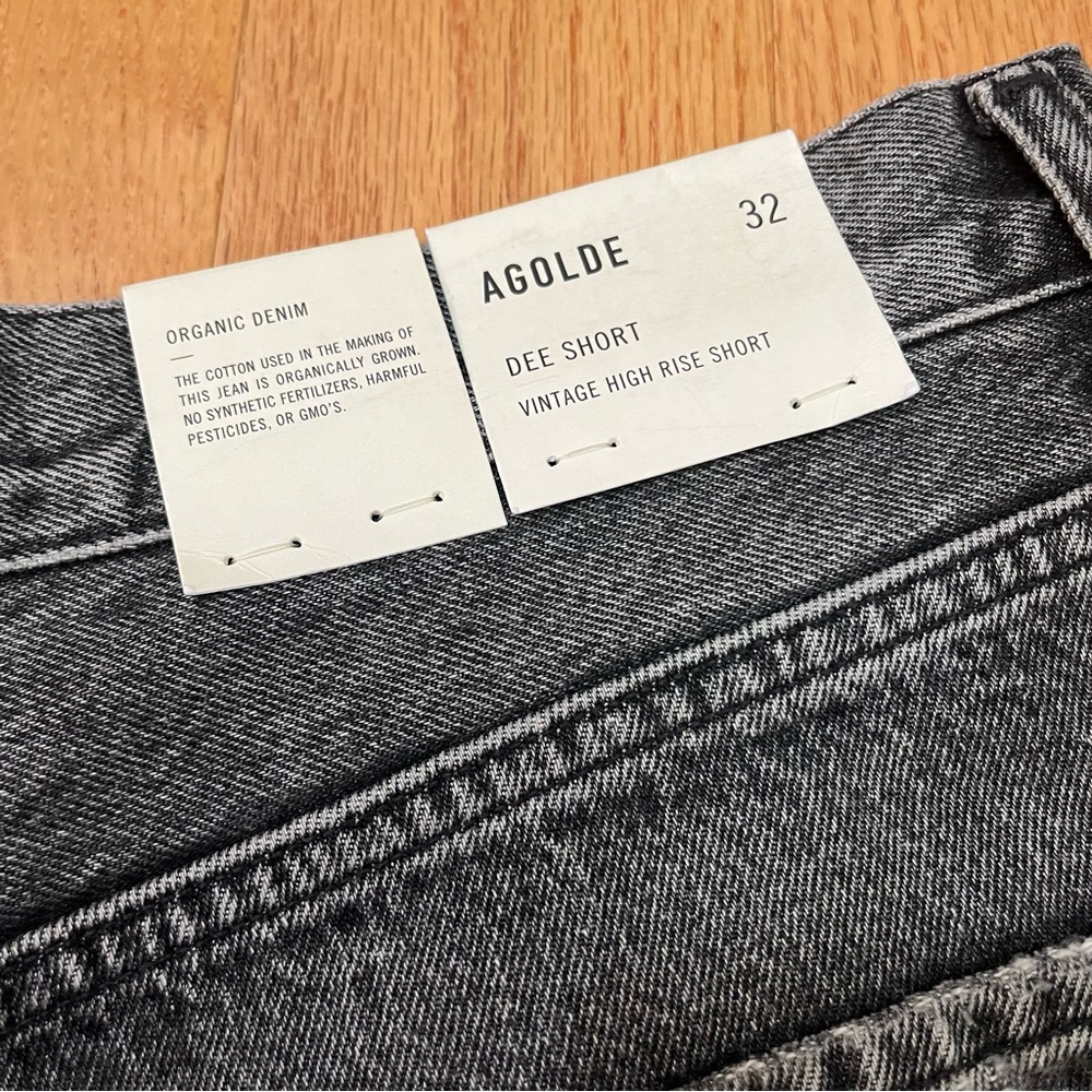 Agolde Dee Grey Jean Short Moxy - Picture 6 of 13